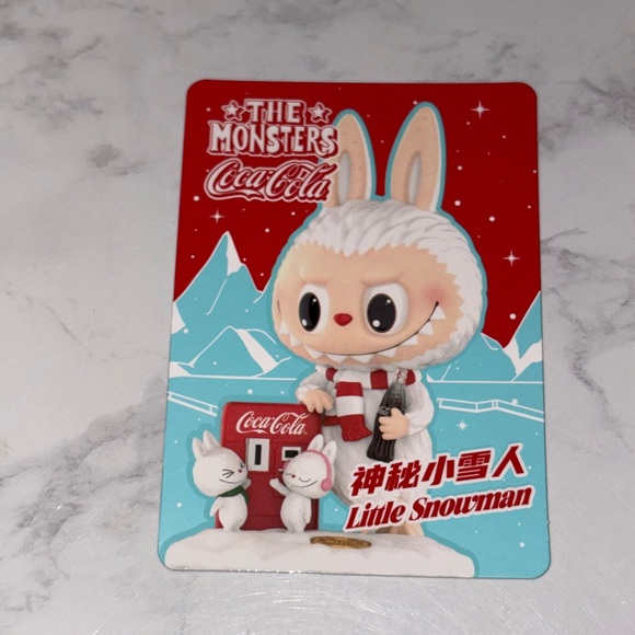 POP MART Labubu Coca-Cola CONFIRMED Little Snowman Collectible Figure - Picture 2 of 6
